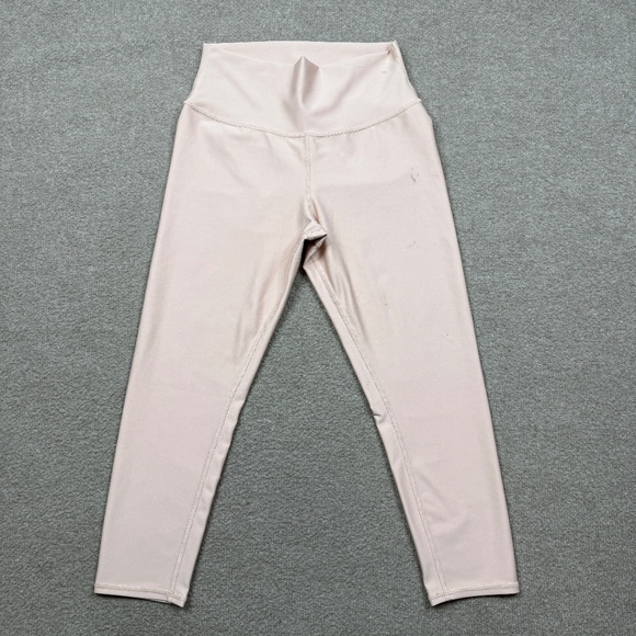 ALO Yoga Pants - Alo Pants Womens Size L Large Pink Leggings Compression